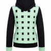 Mint Green Woven Cotton Hoodie