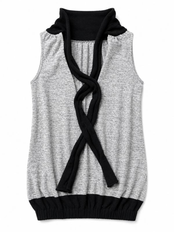 Sleeveless Cowl Neck Top