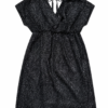 Black Shimmer Mini Dress