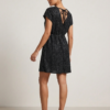 Black Shimmer Mini Dress