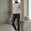 Sleeveless Cowl Neck Top